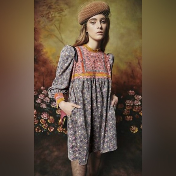 Celia B Buckeye Tree Dress Size S - Picture 3 of 13